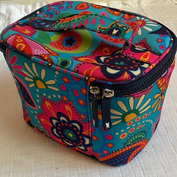 FRENCH BULL  Colorful Floral Cosmetic Bag - Picture 5 of 11